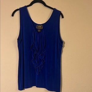Vintage Women’s ATOC Royal Blue Top
Size L/XL